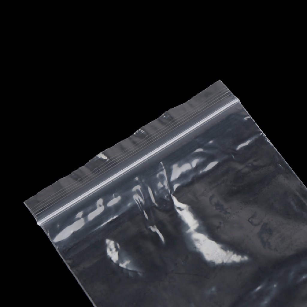 [Hàng Có Sẵn] Set 100 Túi Zip Nhựa Nhỏ Trong Suốt Đựng Trang Sức Có Thể Đóng Lại (F)