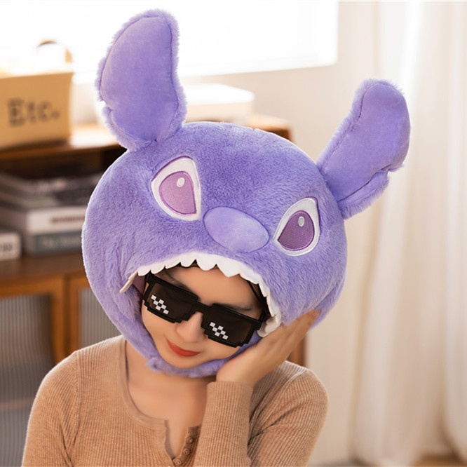 Mũ Len Hình Stitch Hoạt Hình Sáng Tạo Dễ Thương Vui Nhộn Ag1 Dành Cho Nam Nữ Làm Đạo Cụ Chụp Ảnh Trực Tiế