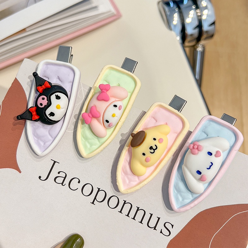 Kẹp Tóc Dạng Gập Không Để Lại Dấu Vết Hình Động Vật Nhỏ Dễ Thương Cho Bé Gái