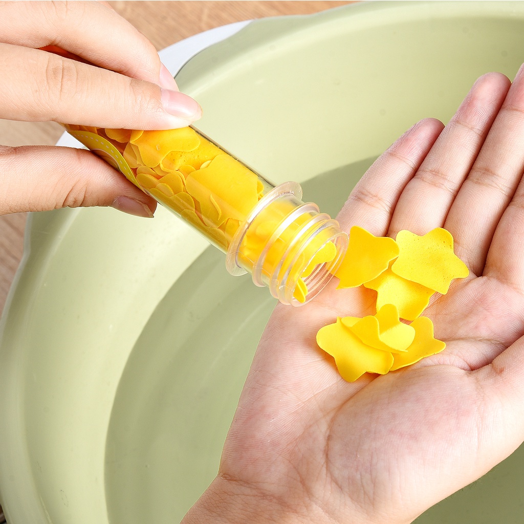 Ống Đựng Xà Phòng Giấy Hình Bông Hoa mini Tiện Lợi Du Lịch 2023