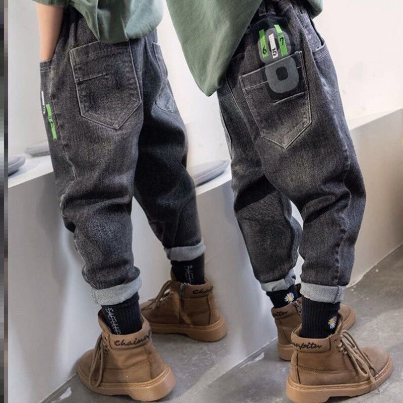 Quần Jean Dài Thời Trang 2022 Cá Tính Cho Bé Trai