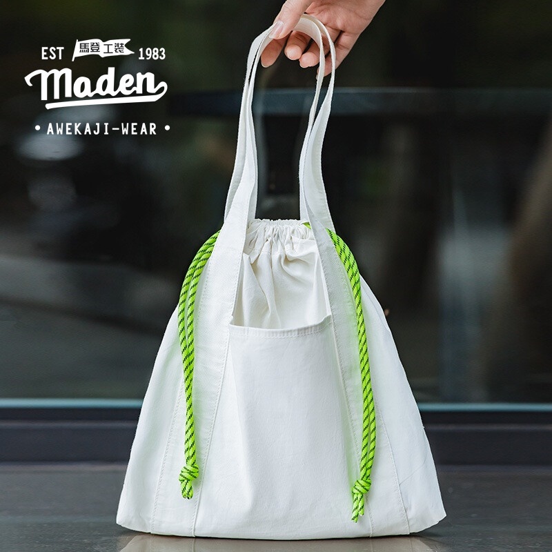 Maden brand Túi Vải canvas mini Đeo Vai Phong Cách retro Mùa Thu 2022