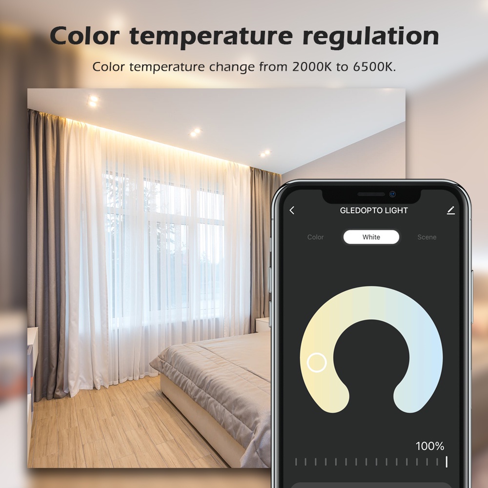 Dải Đèn LED Thông Minh Kết Nối WiFi Điều Khiển Bằng Giọng Nói Tiện Dụng