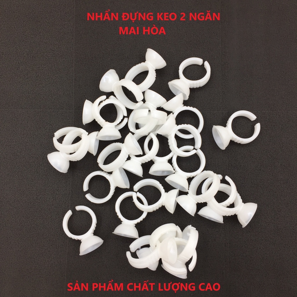 Nhẫn đựng keo_nhẫn đựng keo nối mi_Dụng cụ mi chính hãng_ Mai Hòa Lash