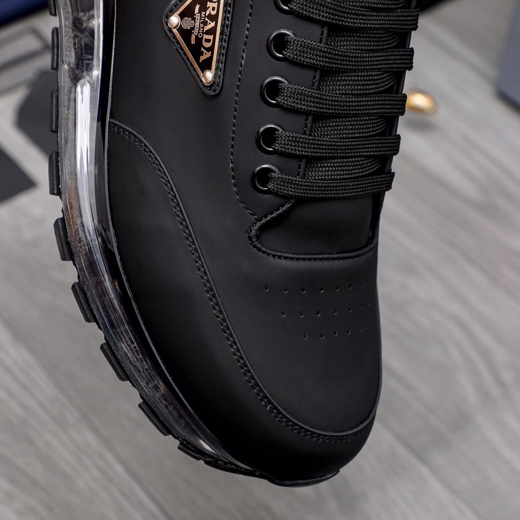 Giày thể thao da thật thời trang nam cao cấp Prada sành điệu, thanh lịch và năng động