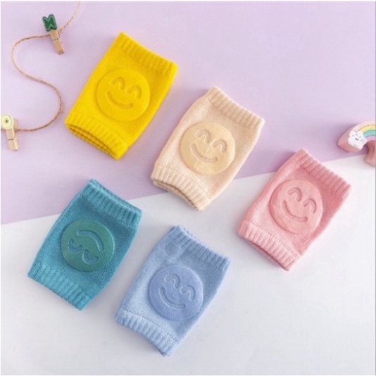 Bảo vệ đầu gối cho bé tập bò chống trượt dễ thương, bao đầu gối cho bé tập bò phù hợp cho bé trai và bé gái