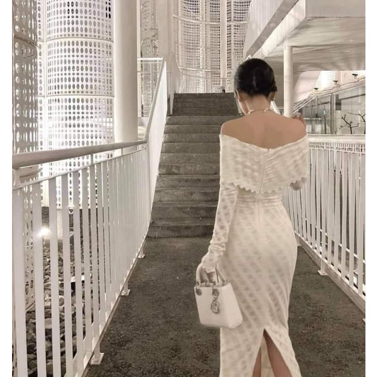 🌸🌸Váy body trễ vai dáng dài cực sang chảnhh 💯💯