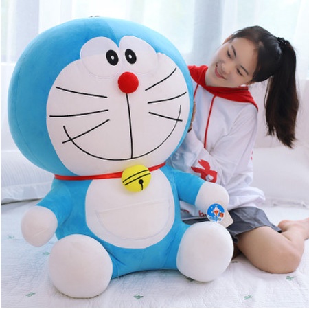 Gấu bông Doremon 5 kiểu biểu cảm kích thước 75cm, Gấu Cực To, Gấu Nhồi Bông, Gối Nhồi Bông Đoremon dễ Thương