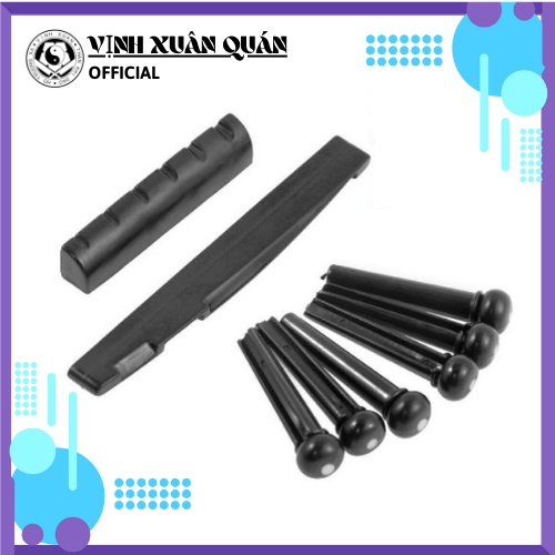 BỘ NGỰA + LƯỢC + PIN ĐÀN GUITAR ACOUSTIC