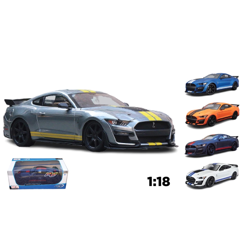 Mô hình xe Ford Mustang Shelby Cobra Gt500 1:18 Maisto 7030