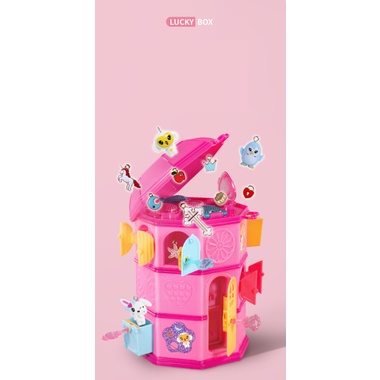 Hộp đồ chơi bất ngờ mở khóa làm trang sức DIY cho bé 120 chi tiết có nhạc