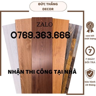 SÀN NHỰA GIẢ GỖ - sàn nhựa keo dán dày 2mm