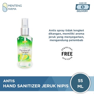 Image of Antis Hand Sanitizer Spray 55 ML