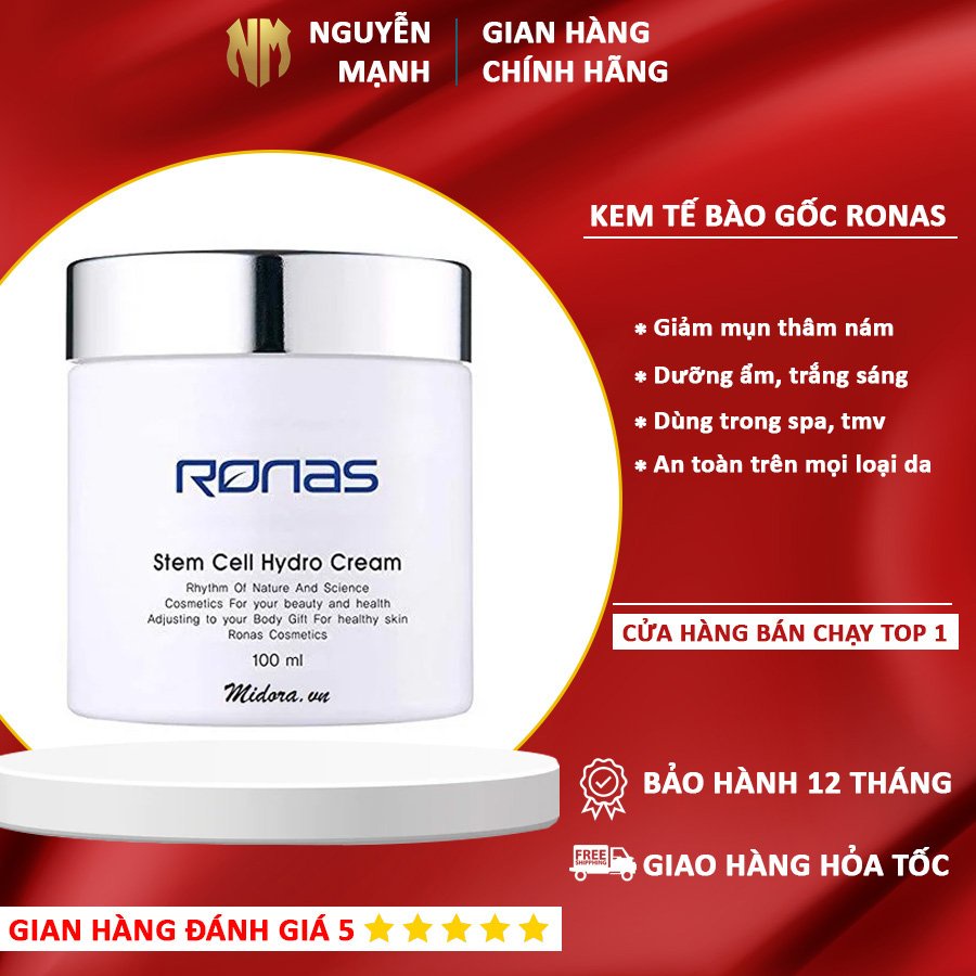 Kem Tế Bào Gốc Ronas-Ronas Stem Cell Hydro Cream 100ml