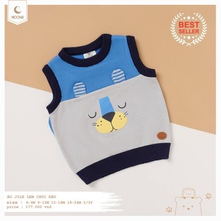 Áo len gile lông cừu moon