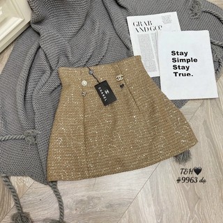 Chân váy dạ dáng A tag ngọc