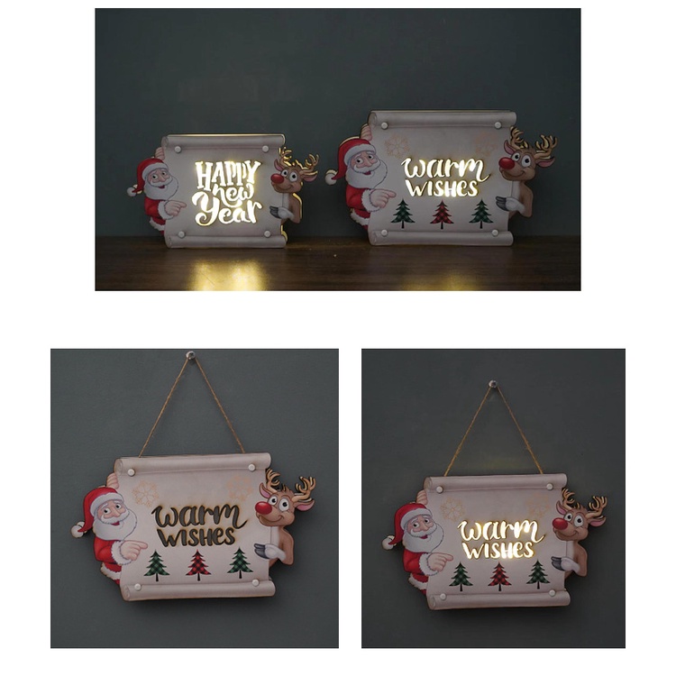 Đèn led Hình Ngôi Nhà Trang Trí Giáng Sinh Năm Mới