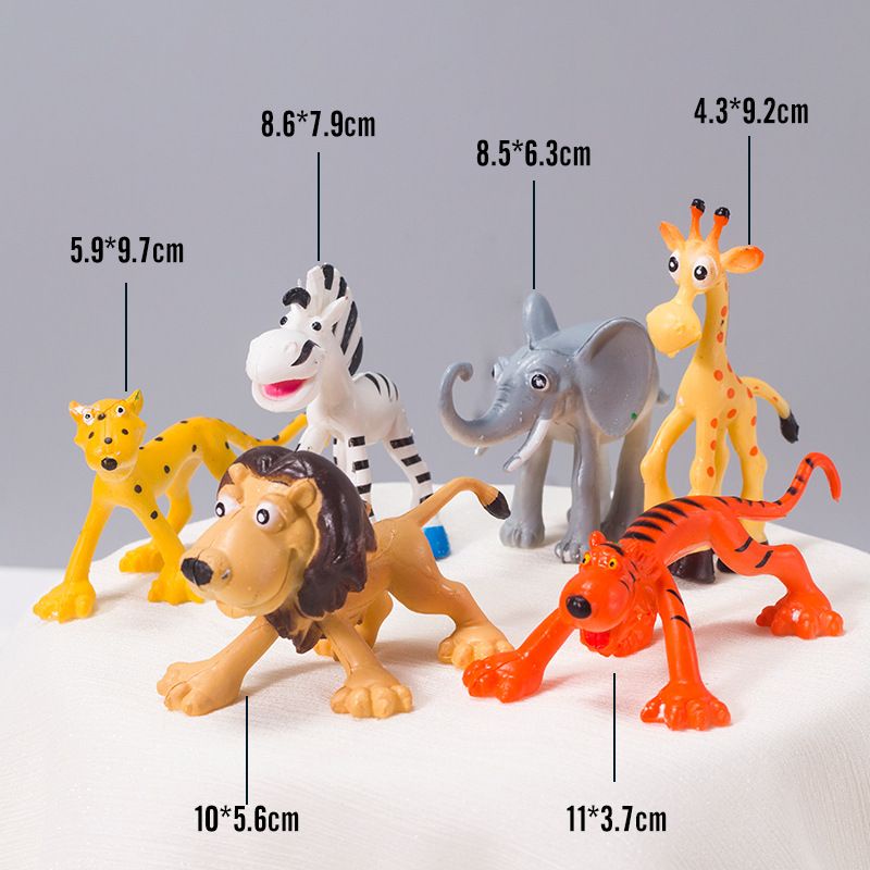 Mô hình động vật kích thước to từ 9 đến 17 cm.
