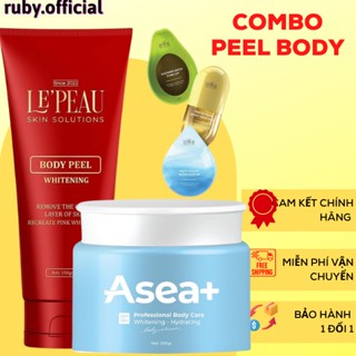 Combo Peel Body - Kem Dưỡng Body Retinol Dưỡng Trắng Cấp Ẩm Sâu
