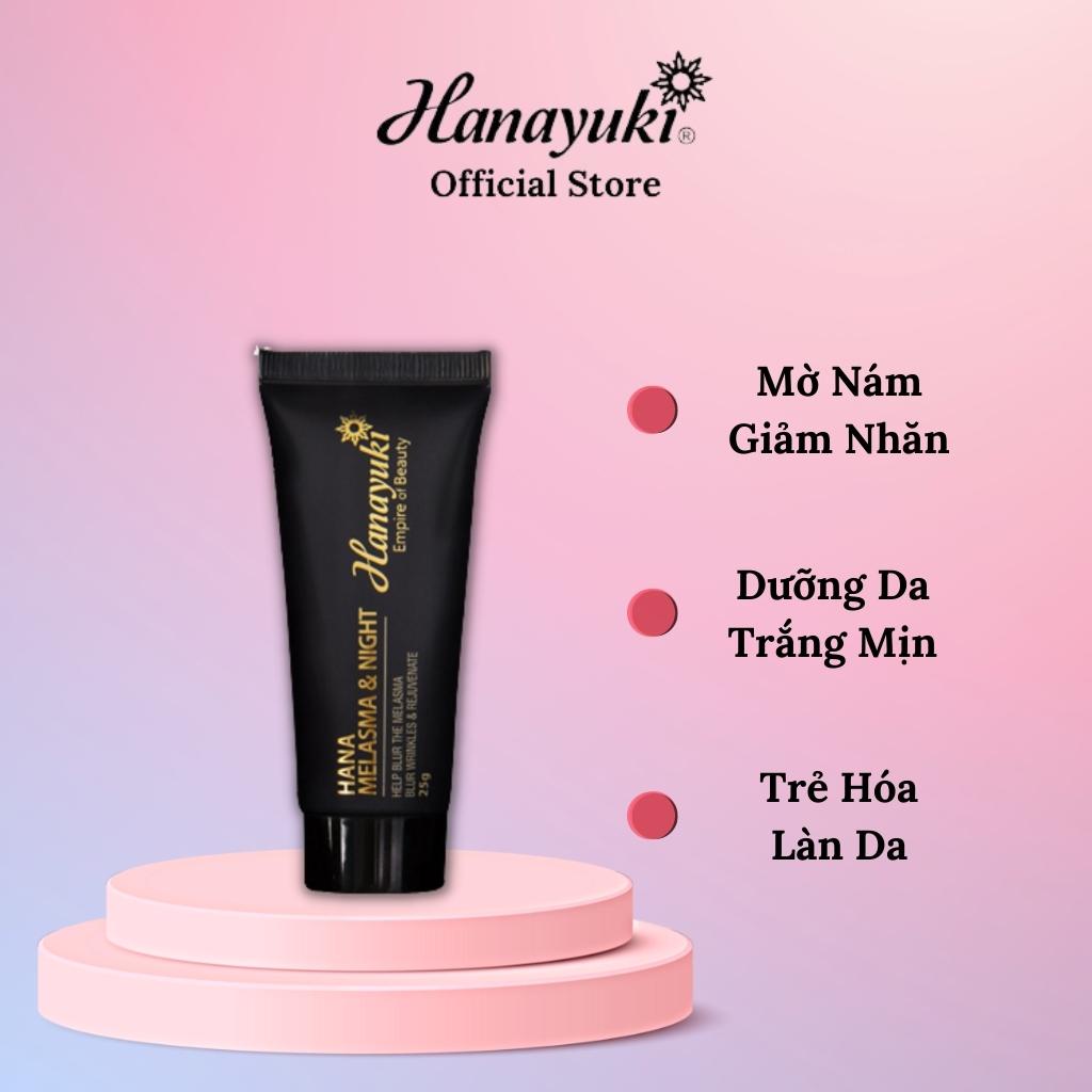 Kem Nám Dưỡng Ẩm Da Mặt, Kem Dưỡng Trắng Da Mặt Hanayuki Chính Hãng 25g