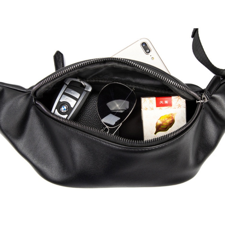 Túi Đeo Chéo Nam DC01 Màu Đen Cá Tính Siêu Bền Siêu