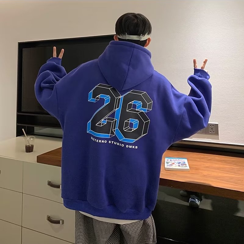 Áo hoodie Dáng Rộng Thời Trang Phong Cách Hàn Quốc Cao Cấp Cho Nam