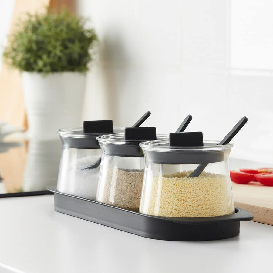 Bộ lọ gia vị 3c IKEA