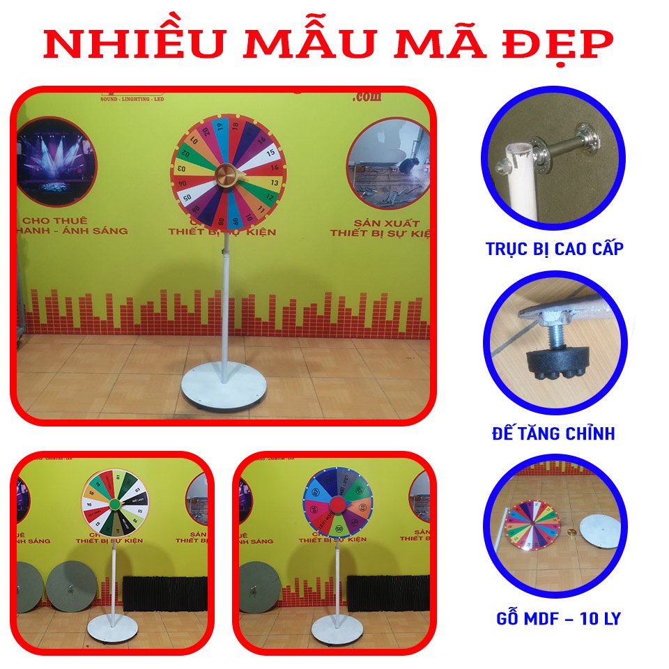 Vòng Quay May Mắn Ổ Trục Bi Chất Lượng Cao