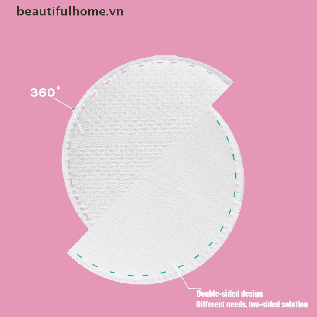 Set 100 Bông Tẩy Trang 100% Cotton Hình Tròn Đơn Giản Mềm Mại