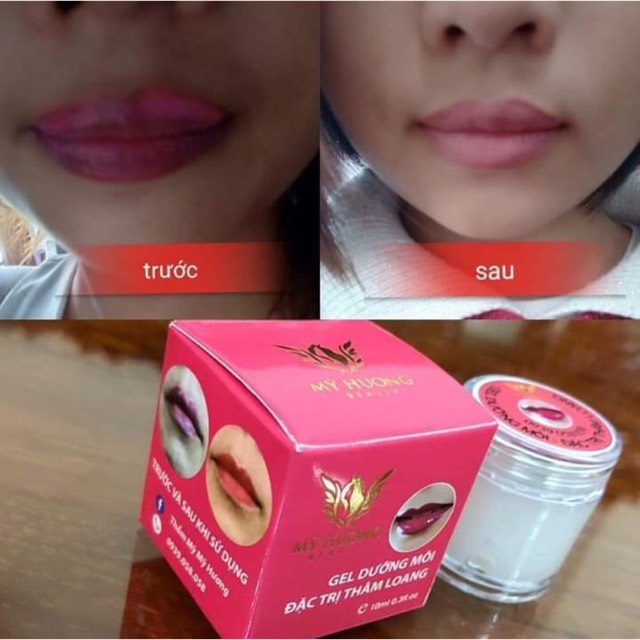 Mỹ Hương Dưỡng Môi.gel dưỡng mỹ hương khử thâm