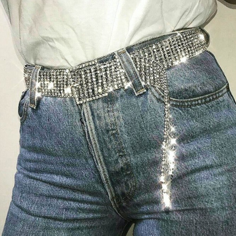 Dây Xích Đeo Cơ Thể Đính Đá Dùng Mặc Biểu Diễn Sân Khấu Cho Nữ