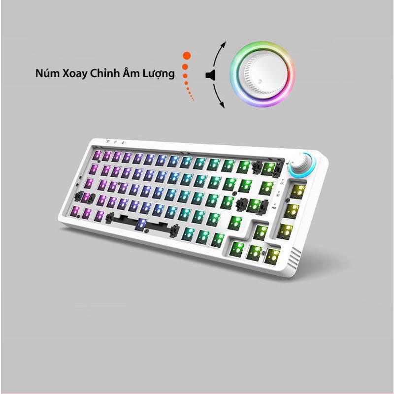 Kit Phím Cơ Gamakay TM680 / KF068 - LED RGB - 3 MODES - HOTSWAP