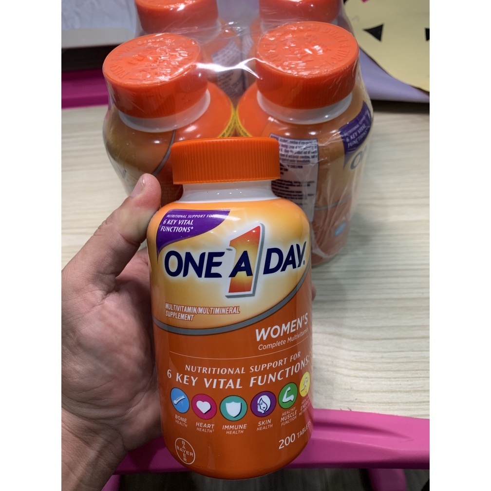 Vitamin Tổng Hợp One A Day Womens Dưới 50 tuổi 200 Viên