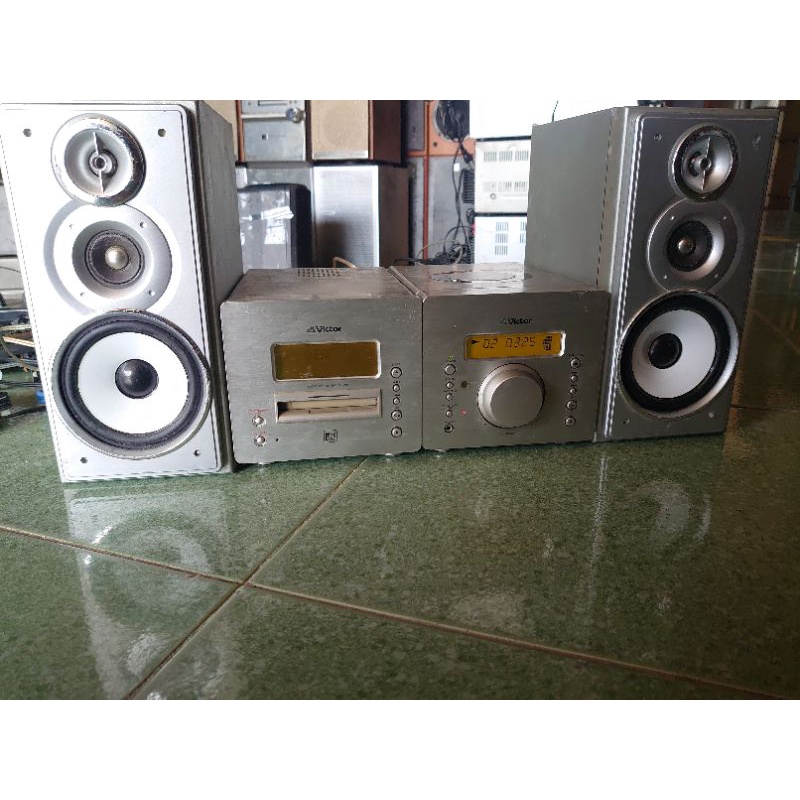 Bộ dàn mini Victor MD1 quá đẹp và chất, nguyên bản bãi Nhật
