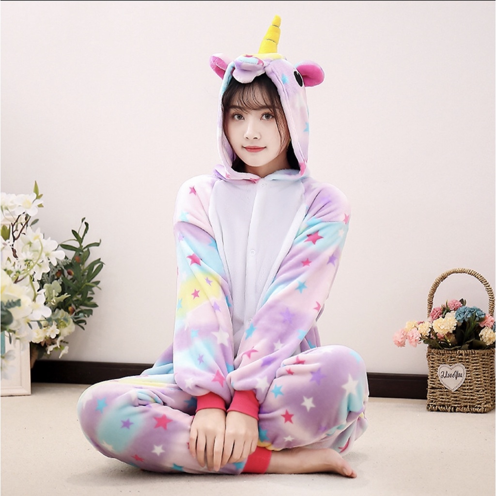 Bộ Đồ Thú Unicorn Star Người Lớn - Bộ Đồ Thú Kỳ Lân Star Đáng Yêu