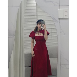 B106 - ĐẦM KHOÉT NGỰC CỘT NƠ CỔ