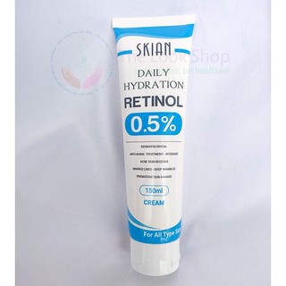 Kem dưỡng da  Skian Hydration Retinol 0.5% 150ml- Nguyên liệu nhập khẩu từ Châu Âu giúp sáng da, giảm nếp nhăn