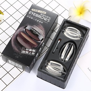 Bộ khuôn bột in xăm khuôn mày theo từng khuôn mặt Gecomo Eyebrow Powder