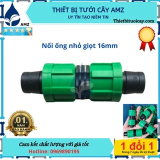 Nối nhỏ giọt vặn ống 16mm - Kết nối dây nhỏ giọt 16mm khớp nối ren vặn