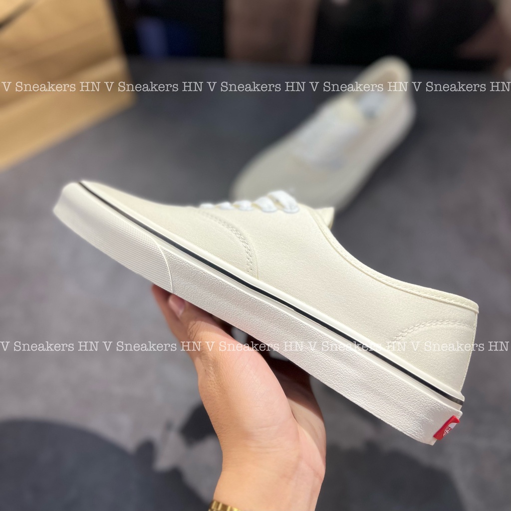 Giày Sneaker Vans Classic Beige|Vans Classic Màu Trắng Kem Đế Đúc Cao Cấp Nam Nữ Hàng Trung