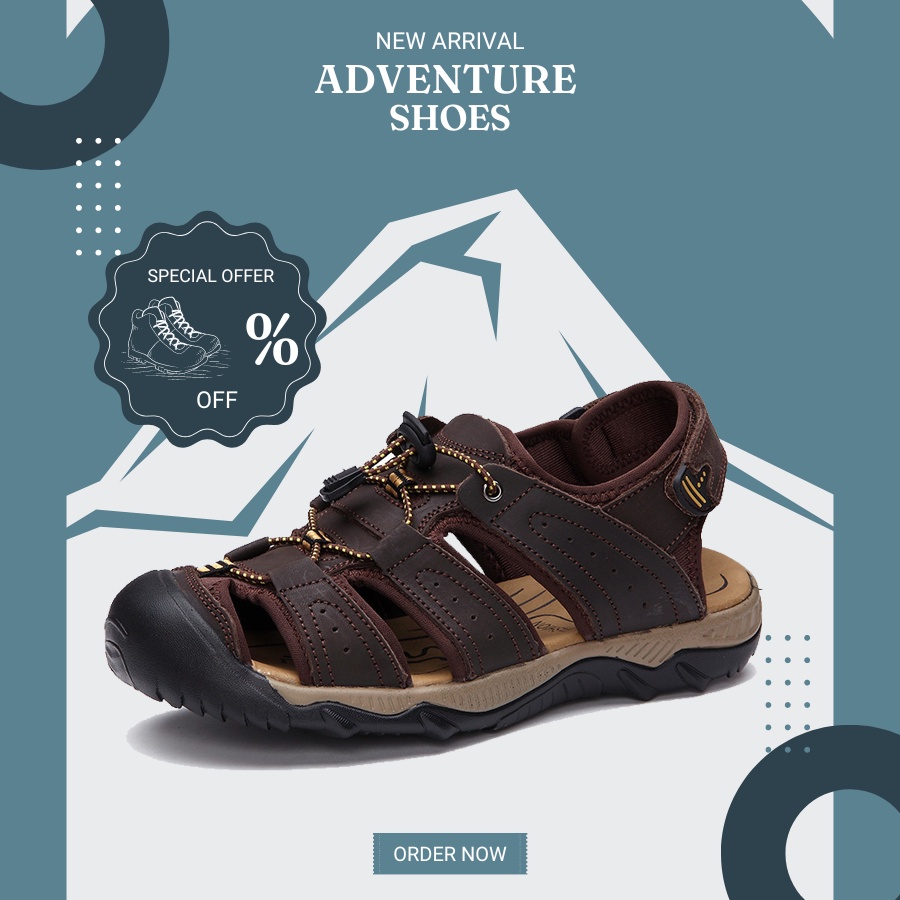 💥HOT💥 GIÀY SANDAL DA BÒ CHÍNH HÃNG SIÊU BỀN THIẾT KẾ MỚI NHẤT VỪA RA MẮT
