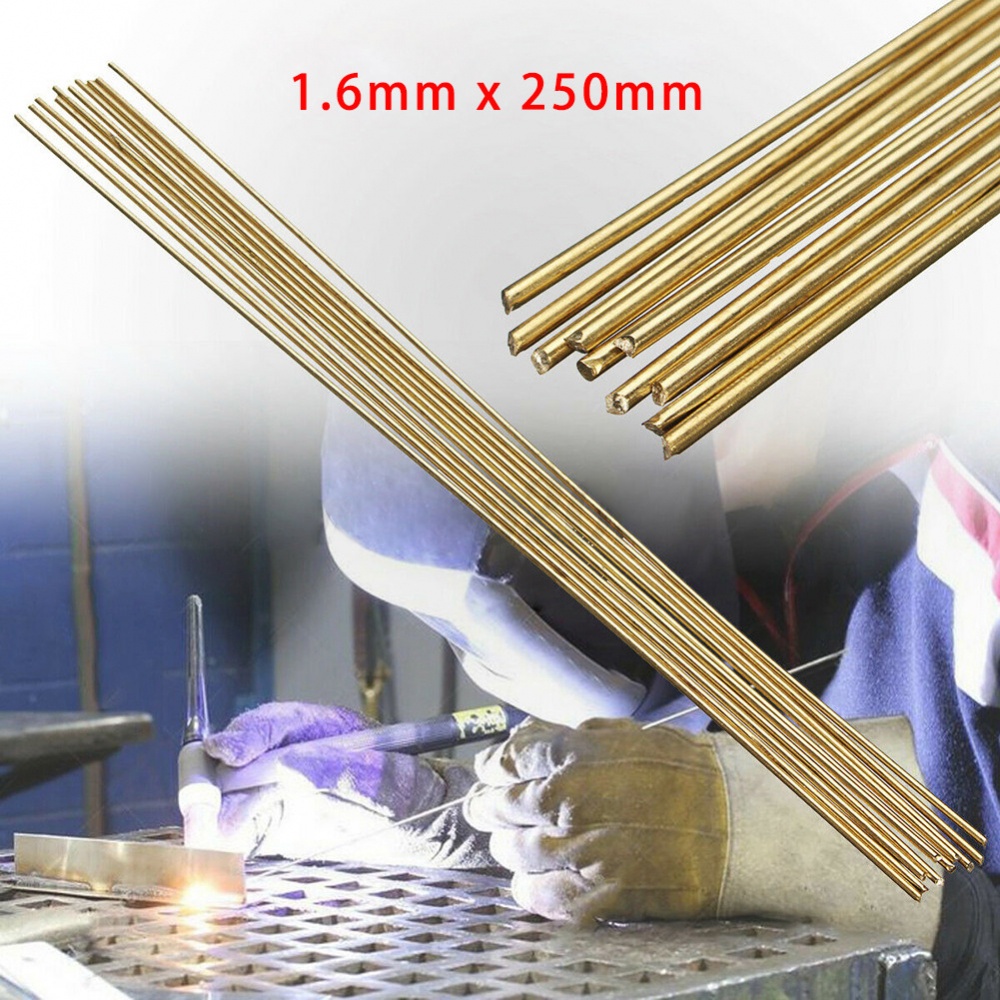 Bộ 10 Que Hàn Lõi Đồng Thau Nhiệt Độ Thấp-UK