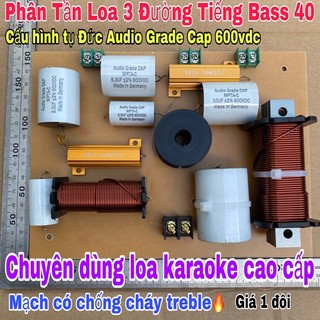 Phân tần loa 3 đường tiếng bass 40 cao cấp