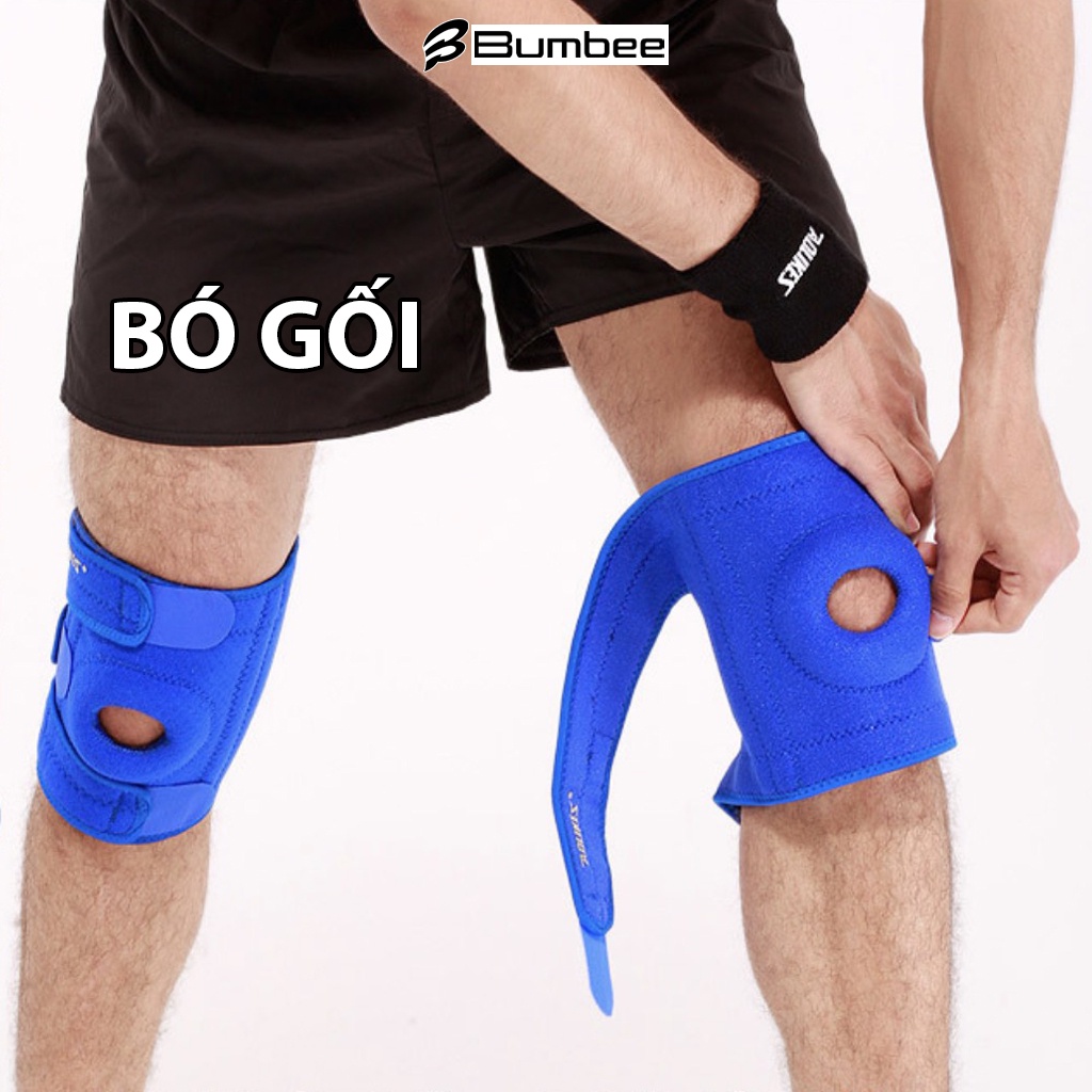 Đai bó gối cầu lông Silicon, băng bảo vệ khớp gối hiệu quả khi chơi thể thao