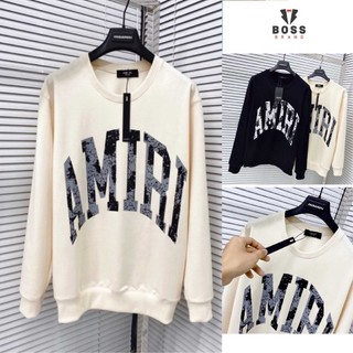 Áo sweater amiri, áo nỉ bông 2 lớp cao cấp