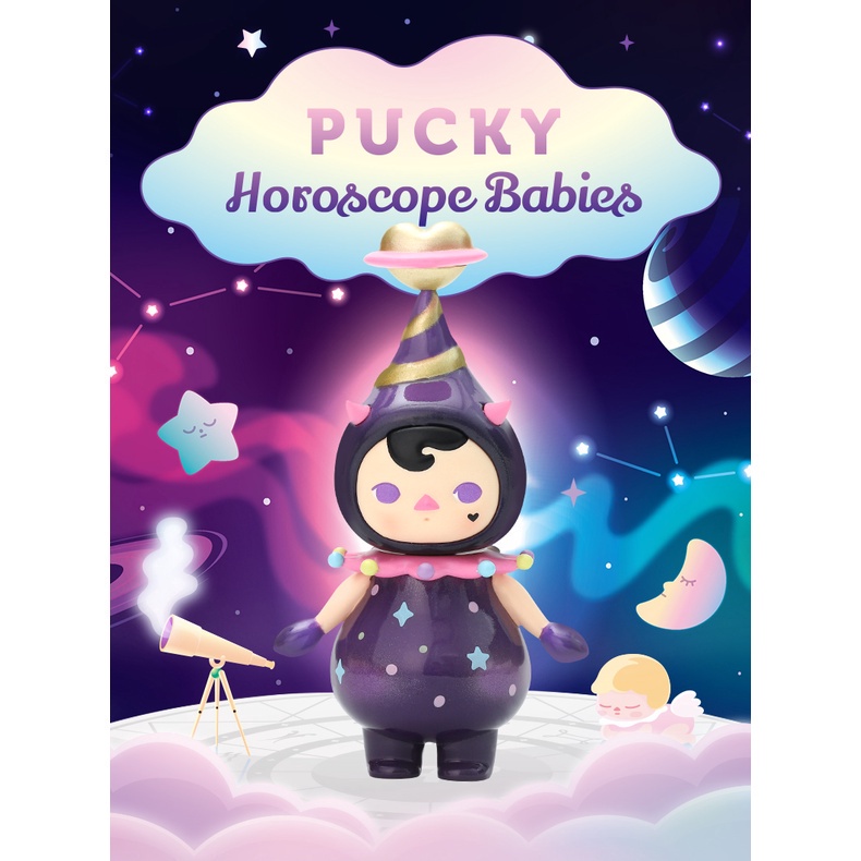 ★Hgtoys★  Popmart Pucky Constellation Series Blind Box Doll Tide Play Quà tặng trang trí