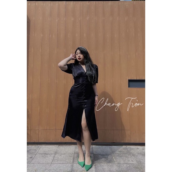 Đầm Tiệc Lụa Bigsize Siêu Tôn Dáng