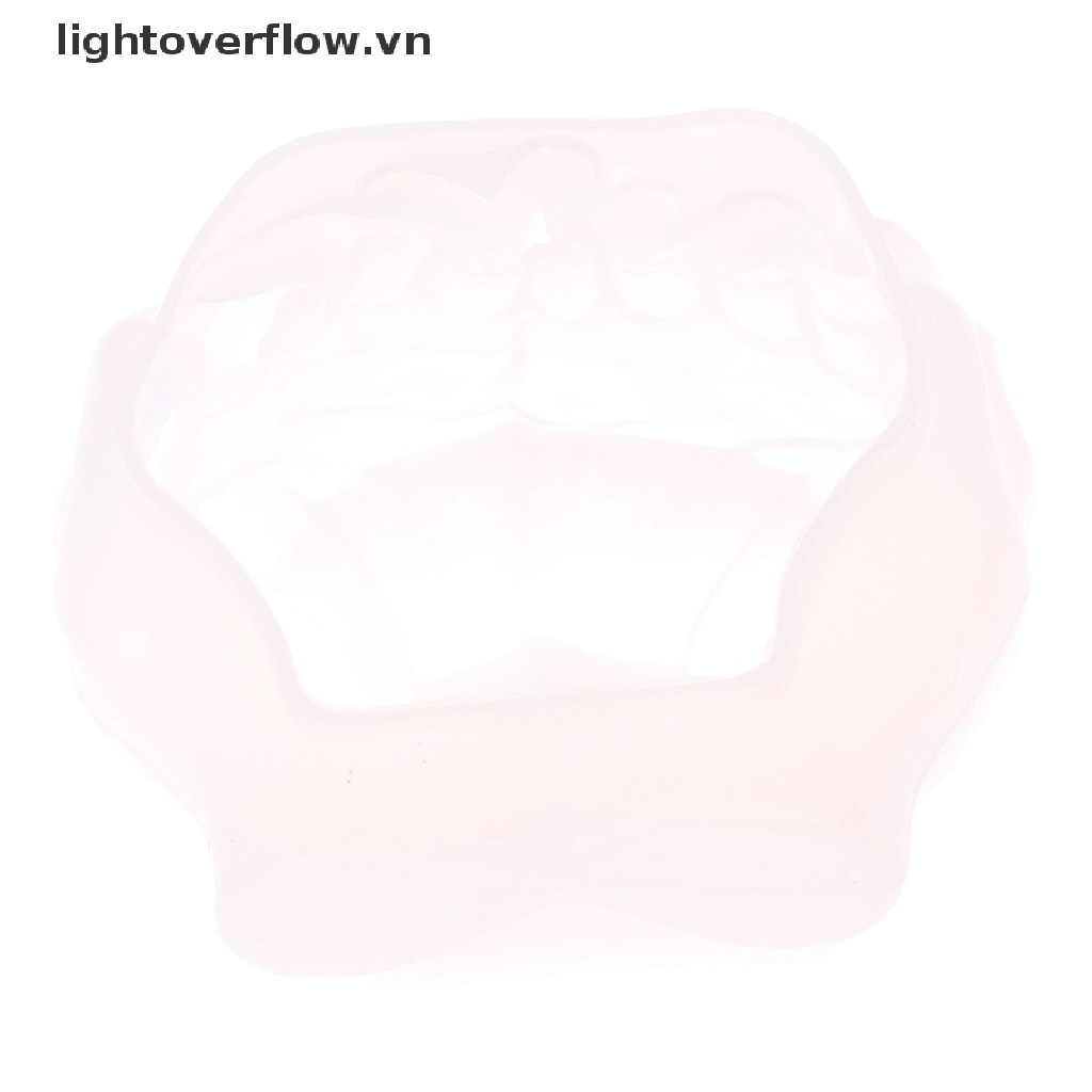 Khuôn Silicon Hai Tay Cầm Làm Chậu Hoa Đất Sét Xi Măng DIY