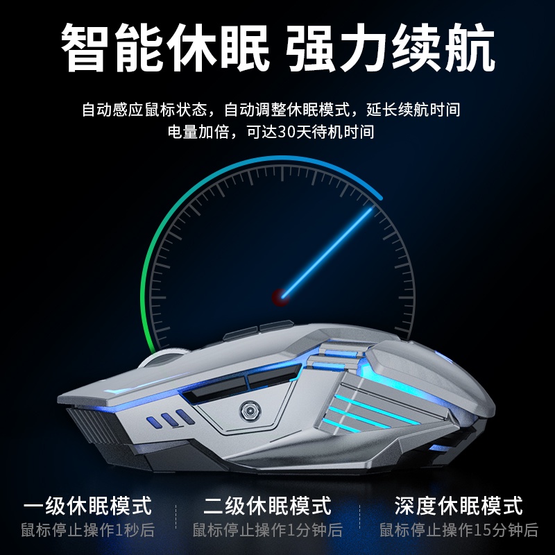 Chuột Chơi Game Không Dây Kết Nối Bluetooth Cho Laptop