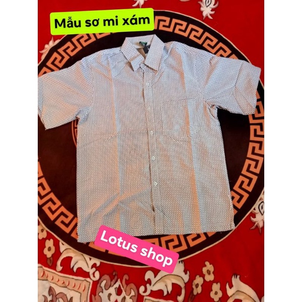 Áo Sơ Mi Cotton Kate Trung Niên Cho Bố